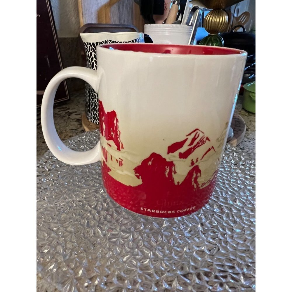 Starbucks 2013 China Red White Dragon 16oz - Picture 2 of 5